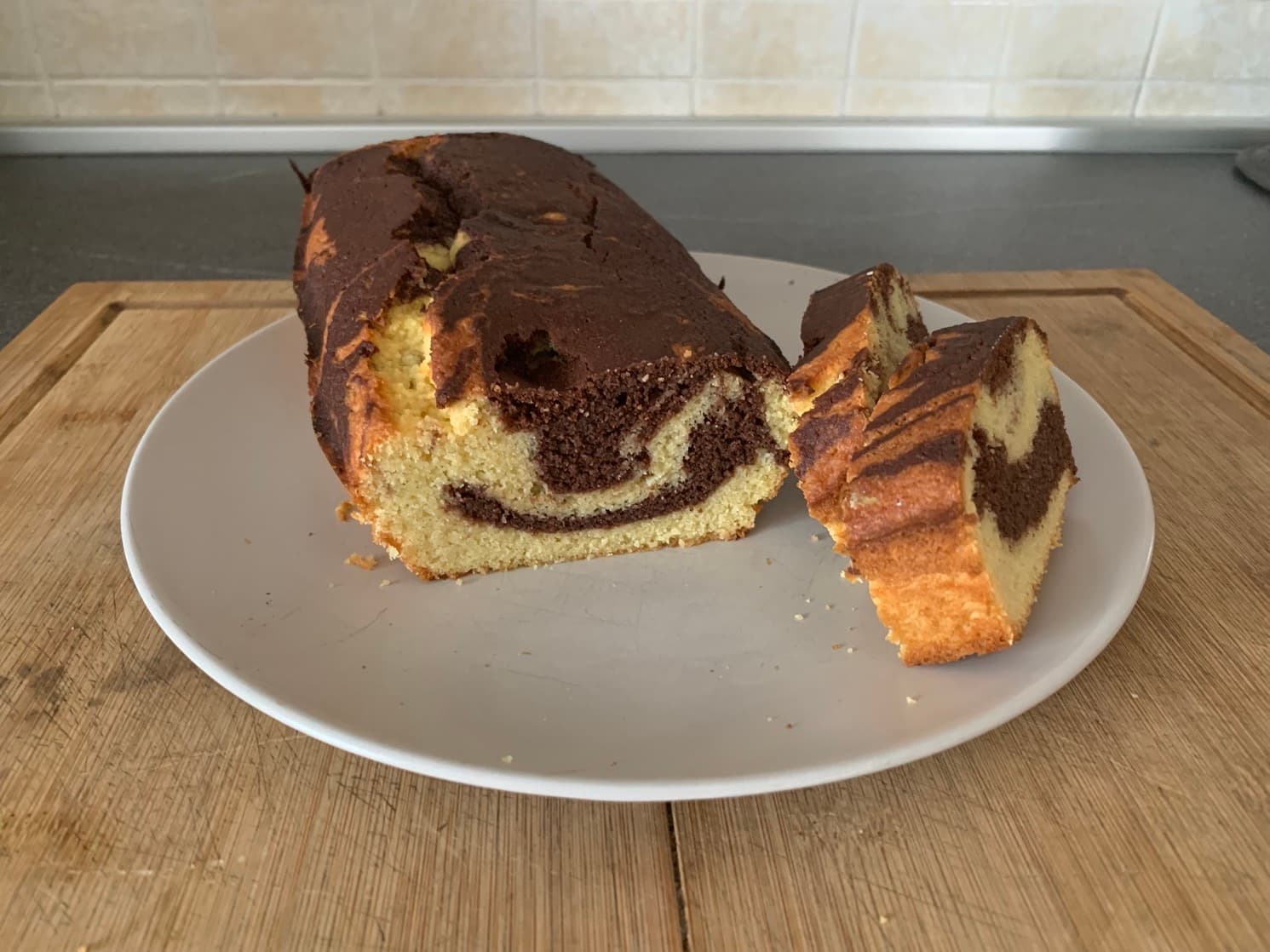 Torta marmorizzata chetogenica e low carb